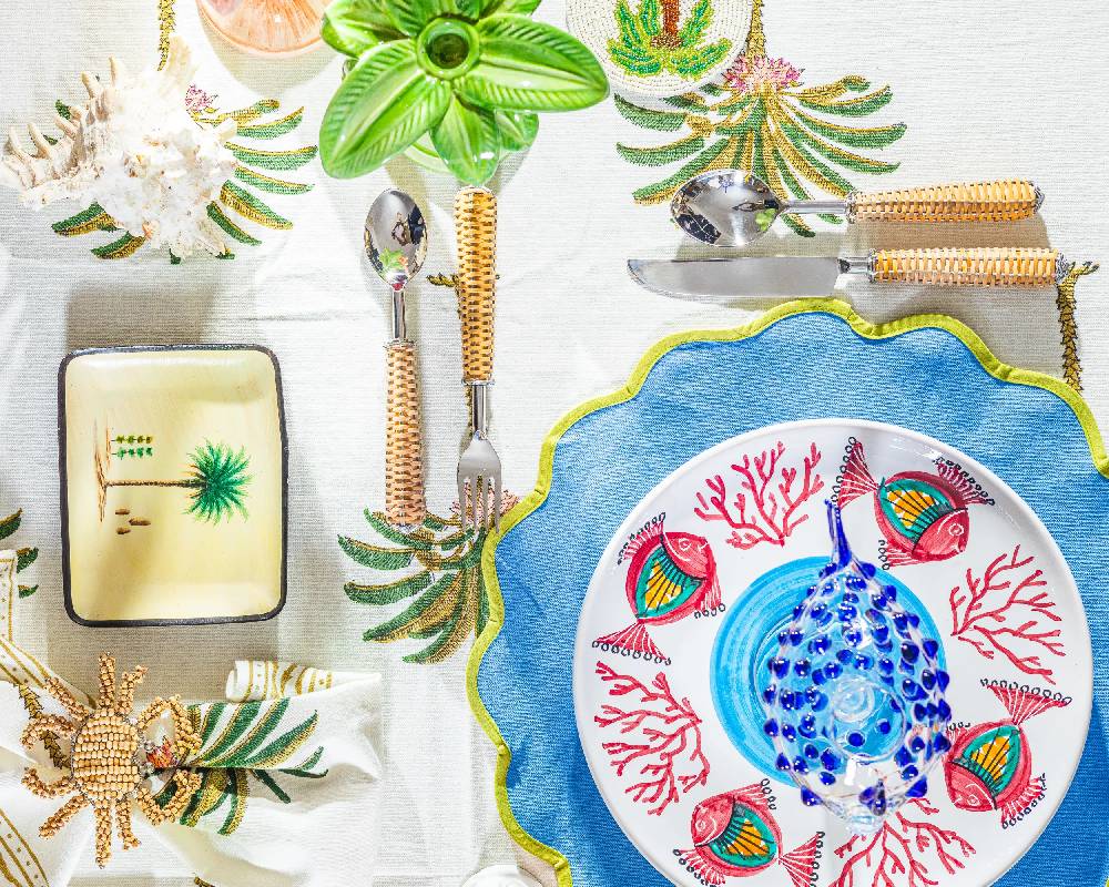 Les Ottomans Ceramic Sicilian plate SIP11 Saldi Di Fabbrica