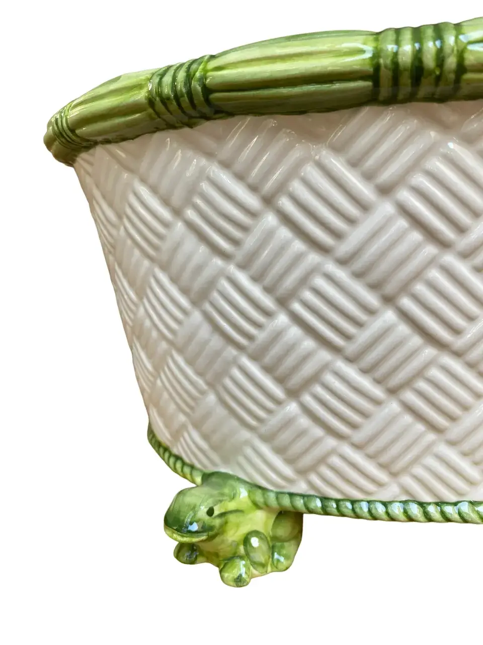 Les Ottomans Cachepot bamboo SPE03 Qualità