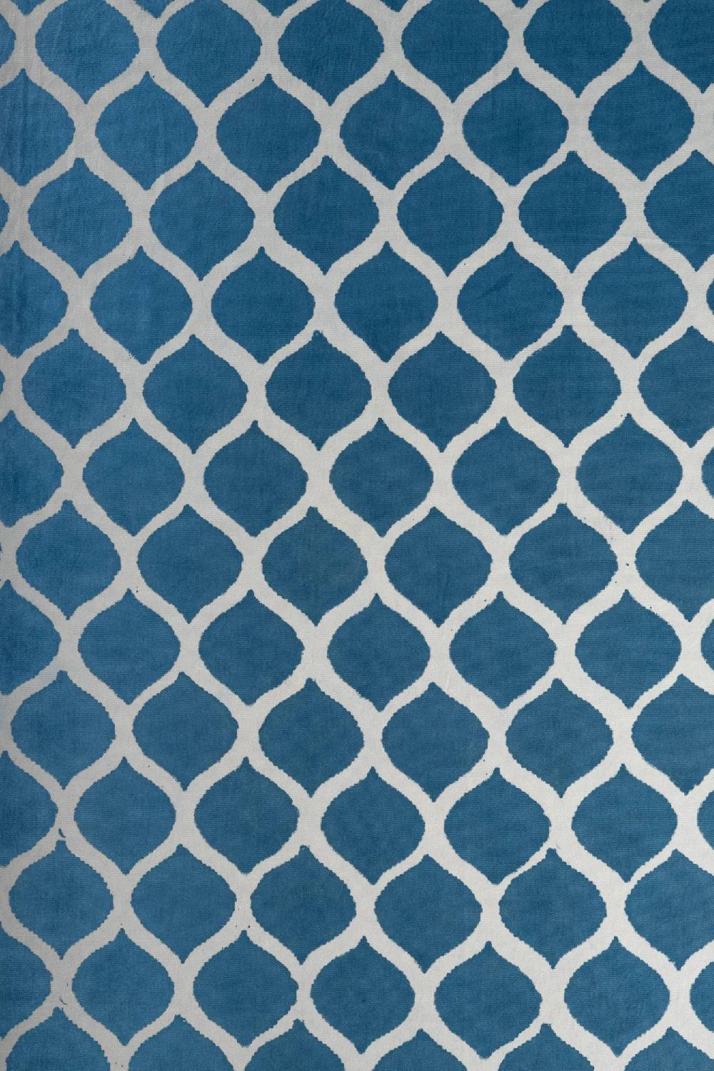 Les Ottomans Handprinted cotton tablecloth IKB16 Spedizione Gratuita
