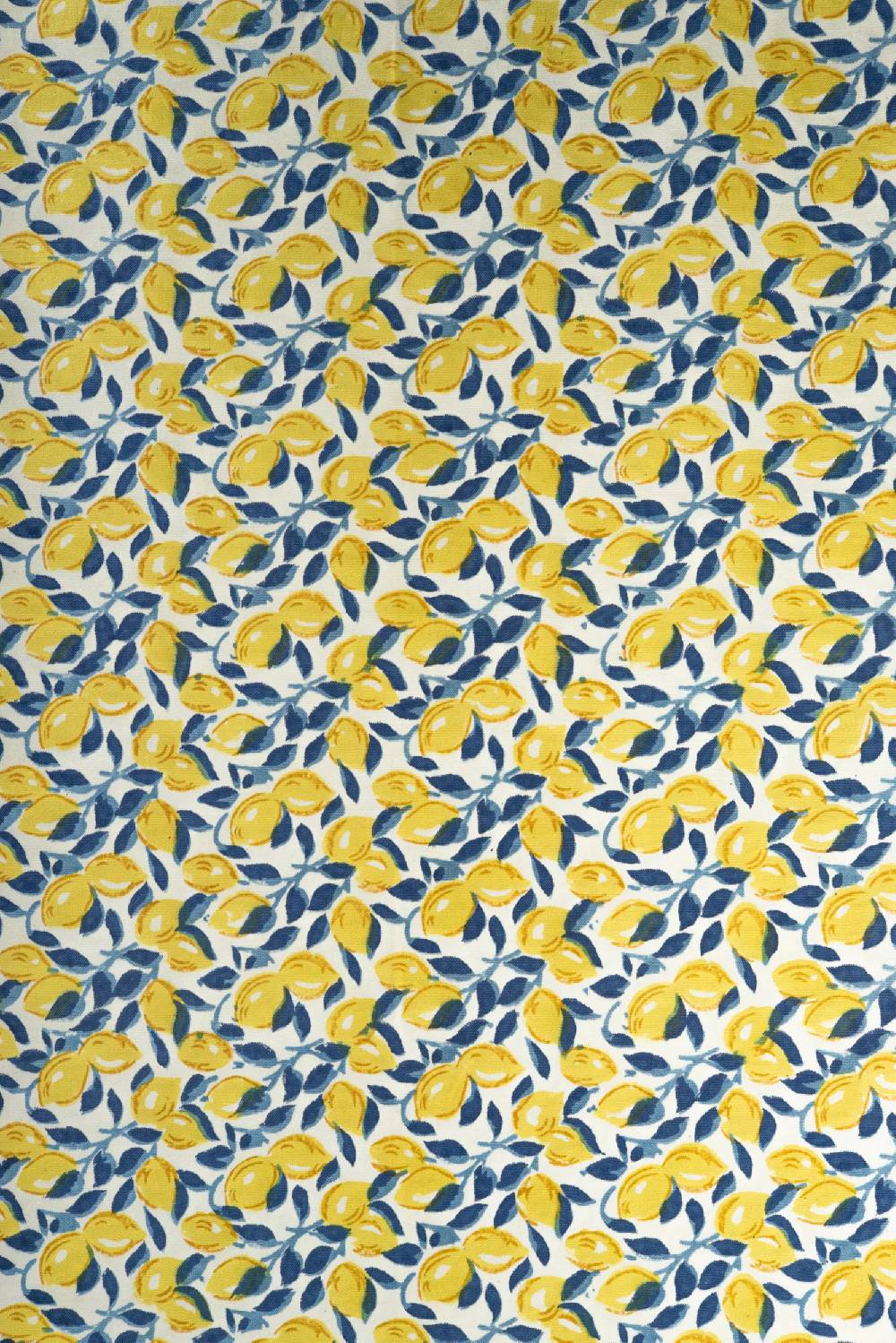 Les Ottomans Handprinted cotton tablecloth IKB75 Economico