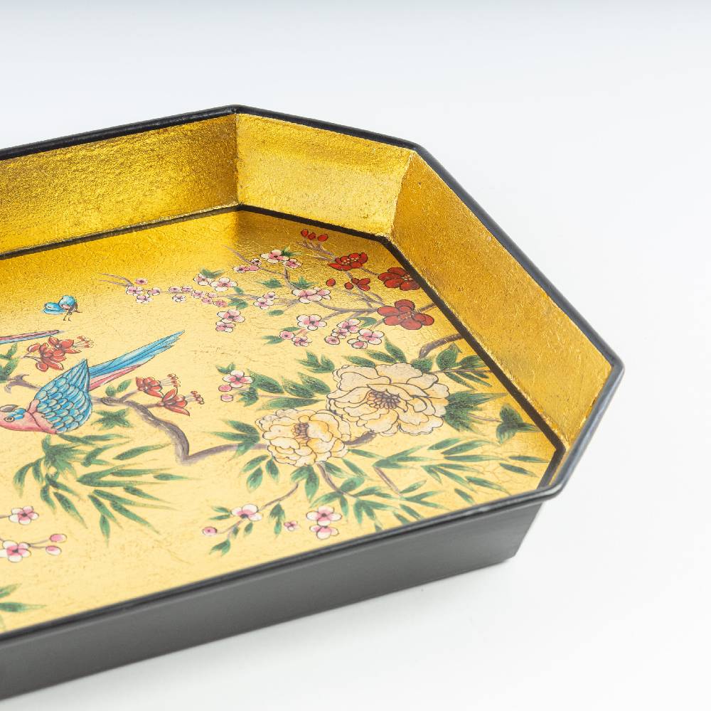 Les Ottomans Vassoio in ferro dipinto a mano IT111 In Linea