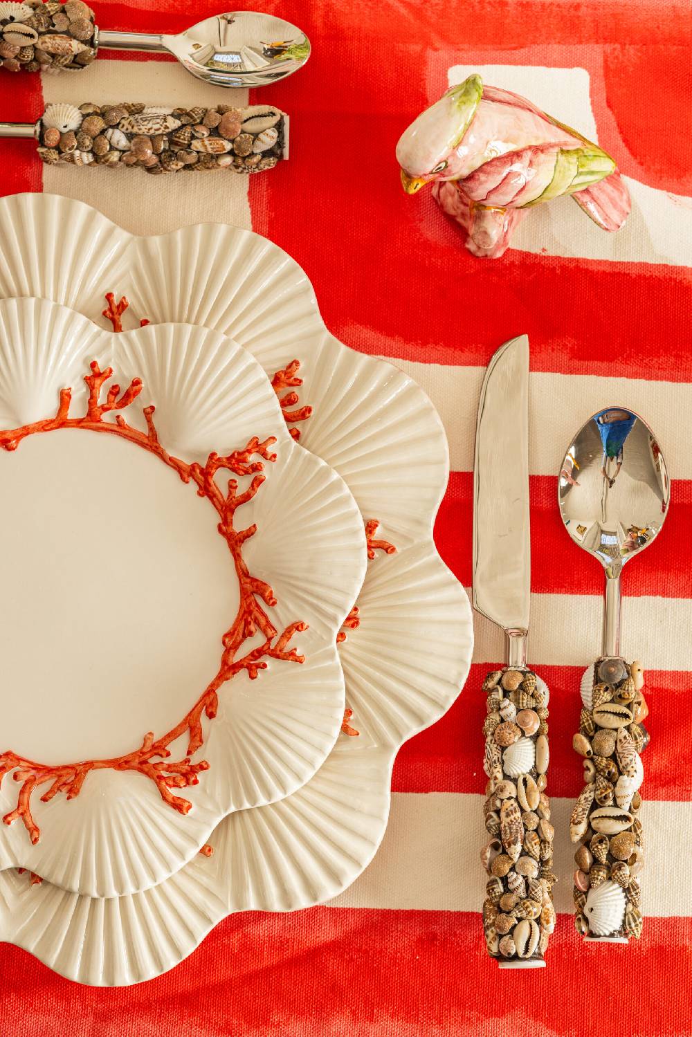 Les Ottomans Set posate SHELL CUTLERY Consegna Veloce