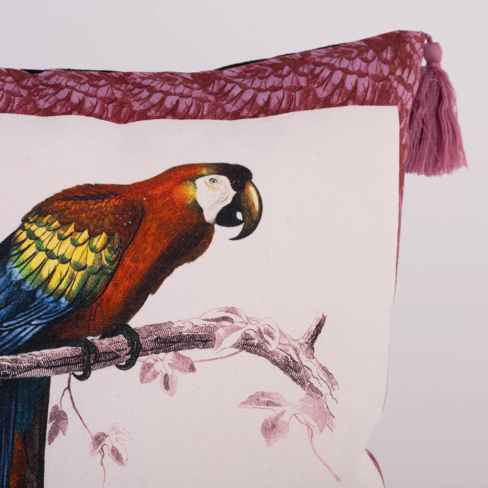 Les Ottomans Menagerie cotton cushion MCU02 Vendita Economica