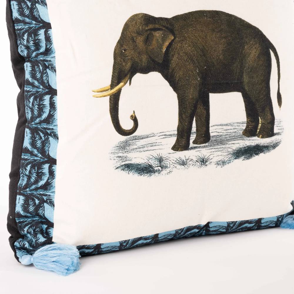 Les Ottomans Menagerie cotton cushion MCU04 I Più Venduti