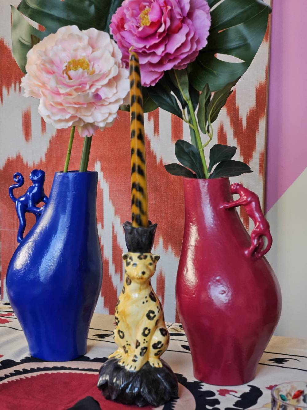Les Ottomans Menagerie aluminium vases MENA01 Vendite Flash