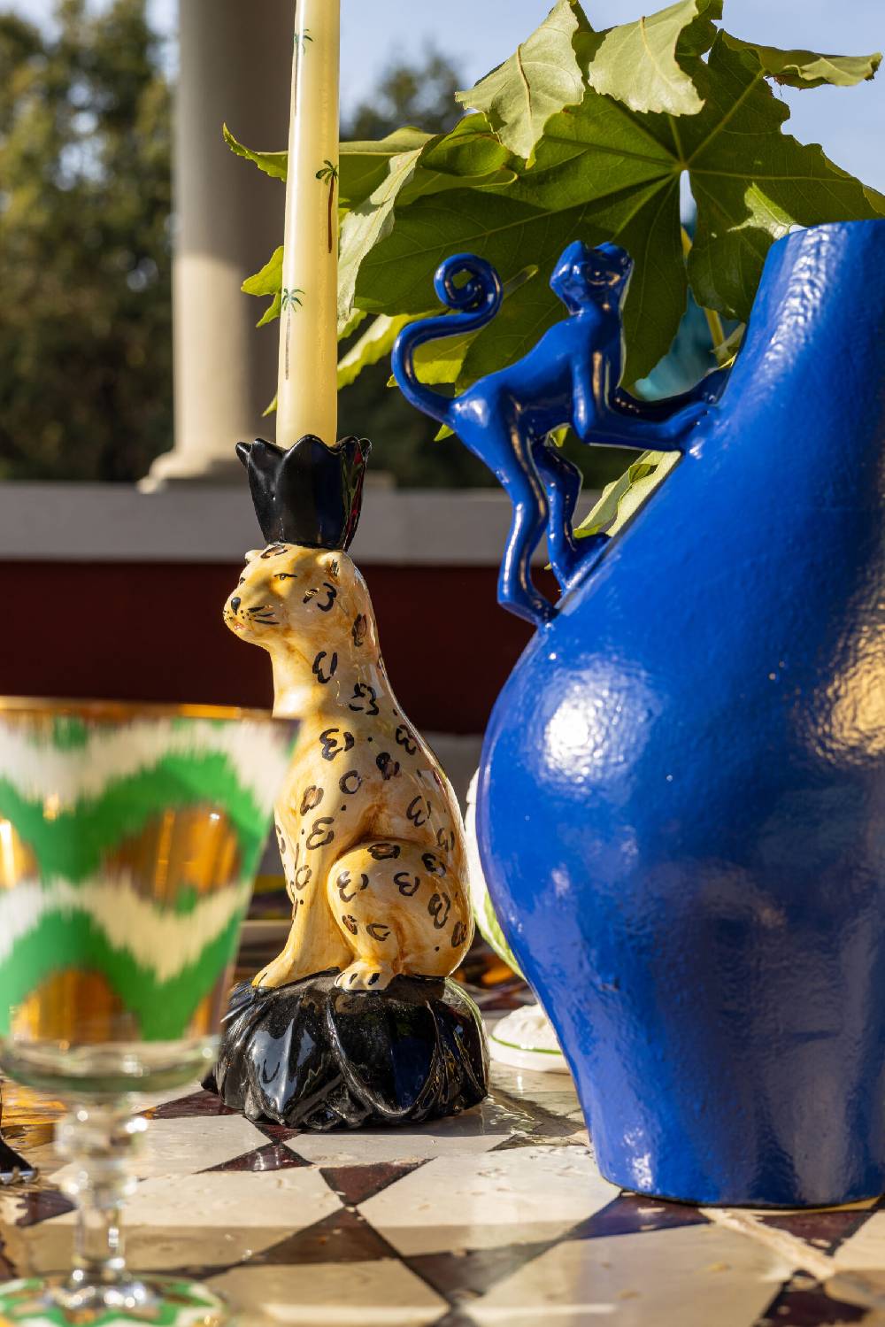 Les Ottomans Menagerie aluminium vases MENA02 Negozio