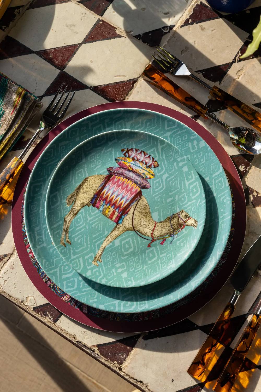 Les Ottomans Matthew Williamson porcelain dessert plate Saldi