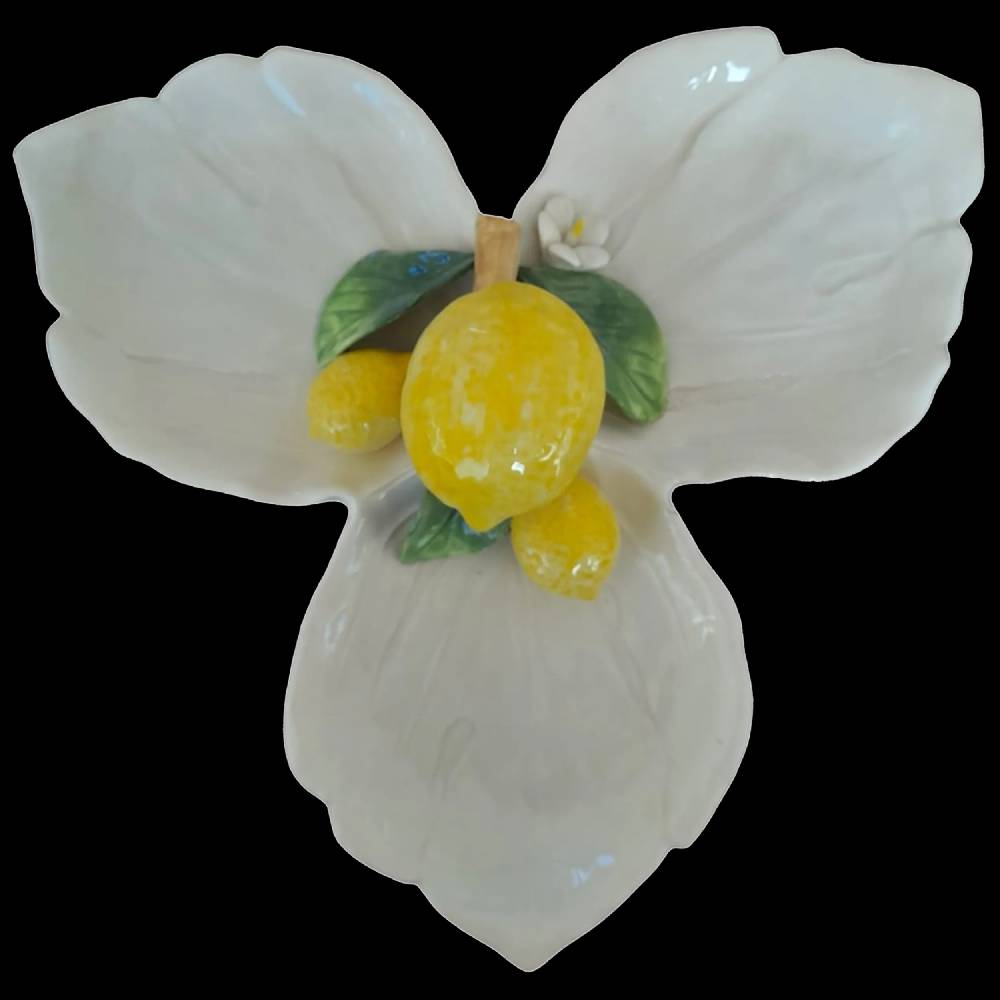 Les Ottomans Lemon handpainted ceramic starter Offerte stagionali