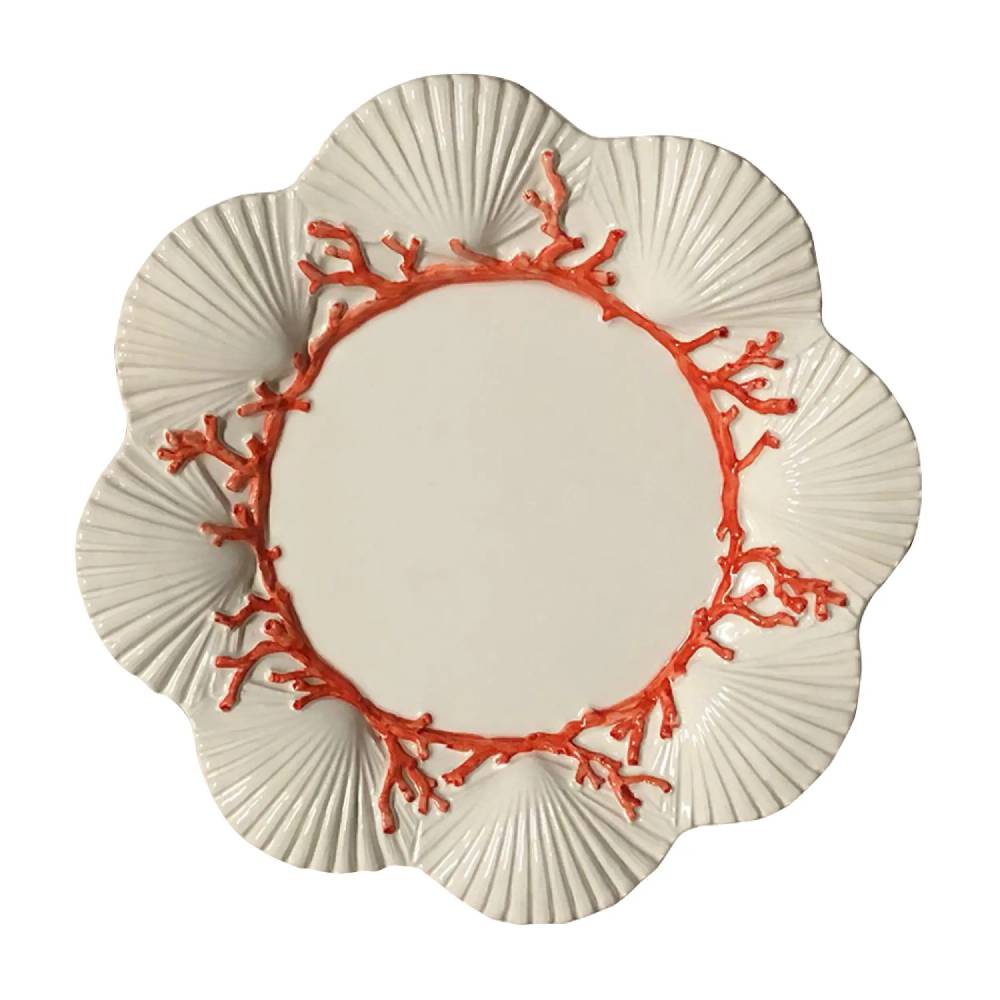 Les Ottomans Saint Jacques dessert ceramic plate Offerte speciali