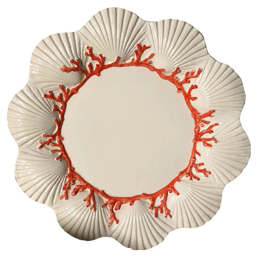 Les Ottomans Saint Jacques dinner ceramic plate Enormi risparmi