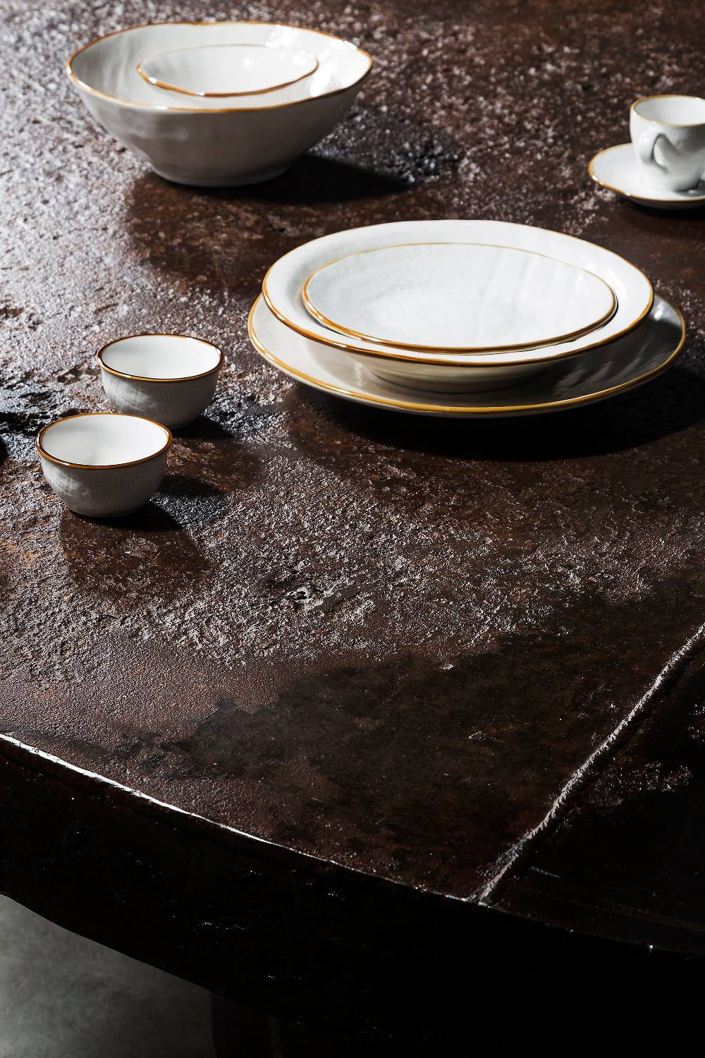 Novità Home Mediterraneo - Piatto Fondo in Gres Bianco Nuovo