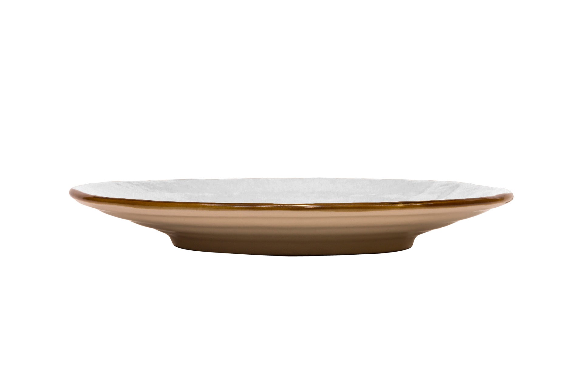 Novità Home Mediterraneo - Piatto Dessert in Gres Bianco Qualità