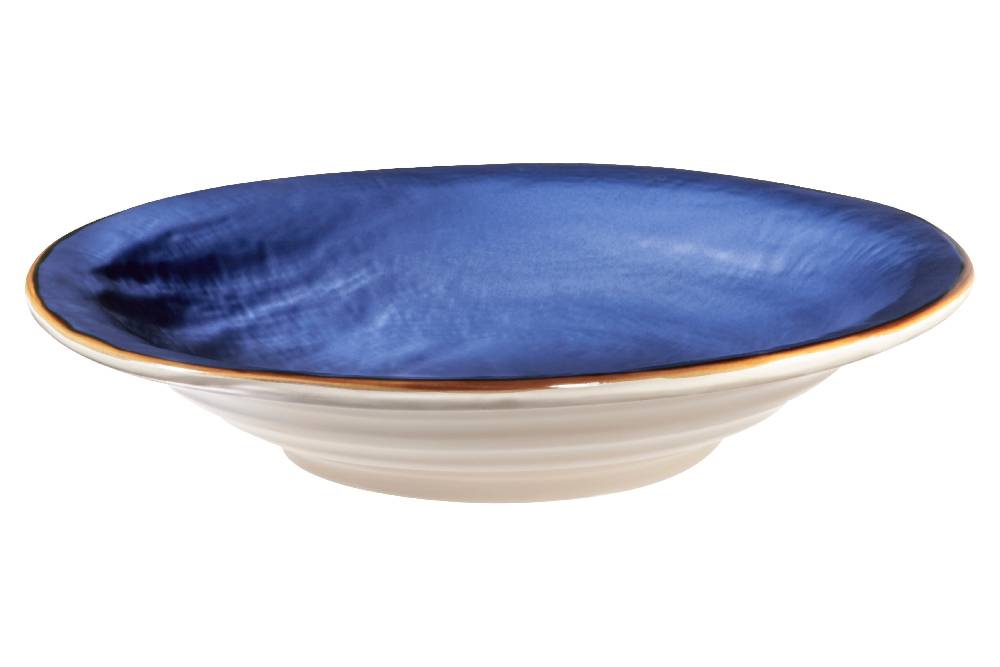 Novità Home Mediterraneo - Piatto Fondo in Gres Blu Convenienza