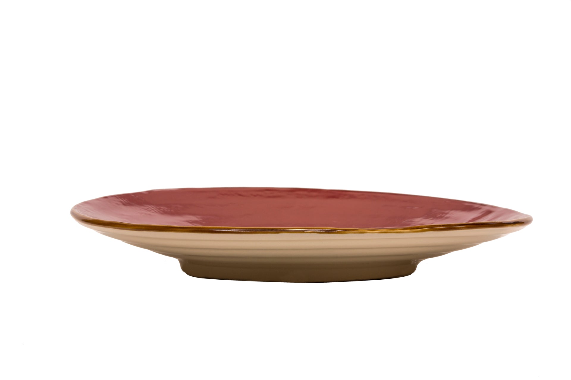 Novità Home Mediterraneo - Piatto Piano in Gres Rosso Saldi