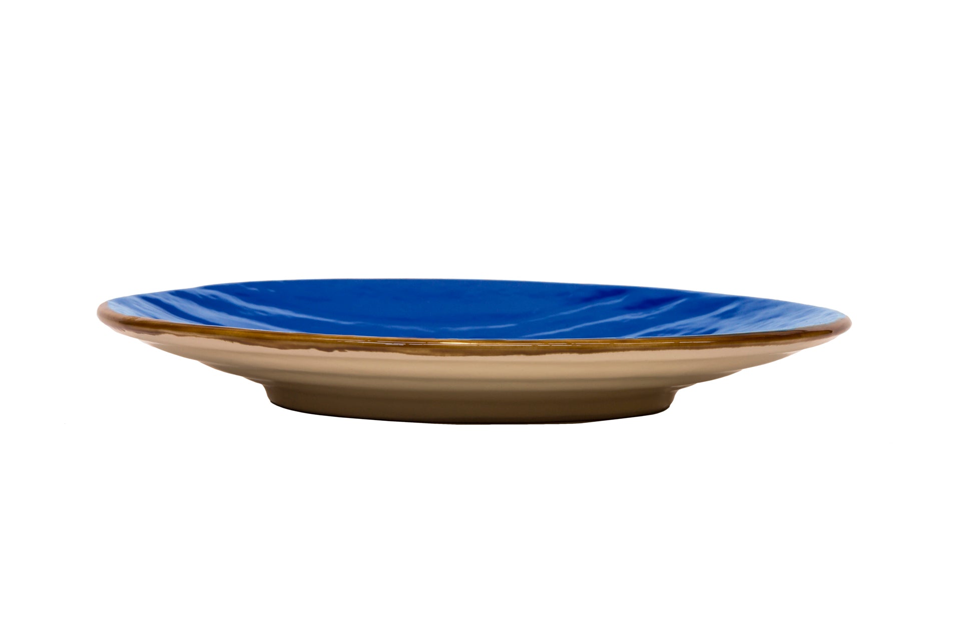 Novità Home Mediterraneo - Piatto Dessert in Gres Blu Hotsell