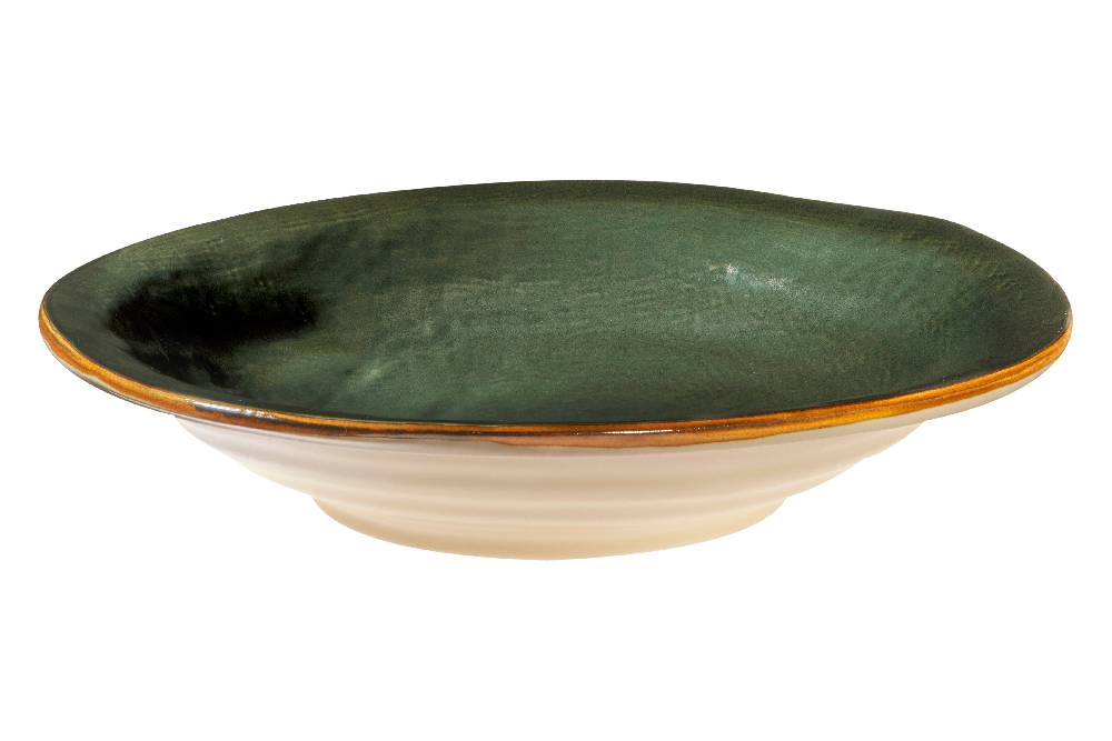 Novità Home Mediterraneo - piatto fondo verde Negozio