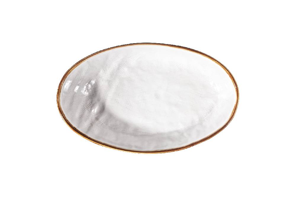 Novità Home Mediterraneo - Vassoio Ovale Piccolo - Colore Bianco Nuovo