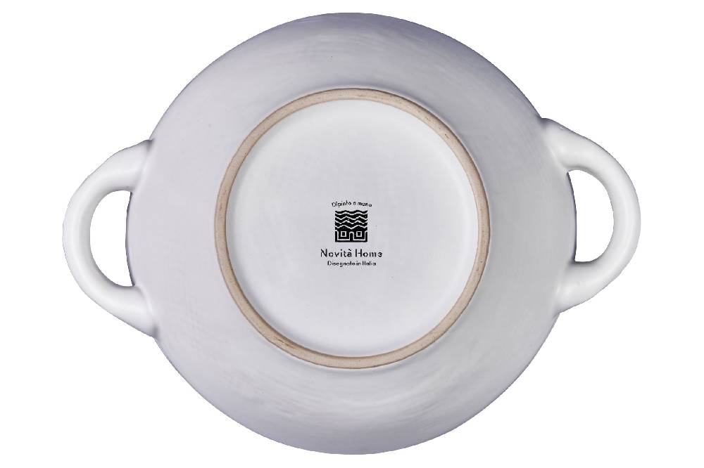Novità Home Mediterraneo - Ciotola Zuppa in Gres Bianca Negozi Online