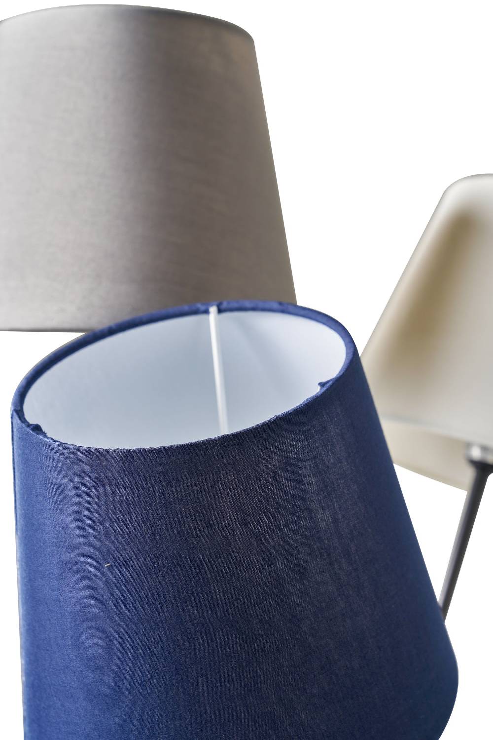 Novità Home Trilogy - lampada da terra cappelli cotone blue/bianco/grigio Affare Del Giorno