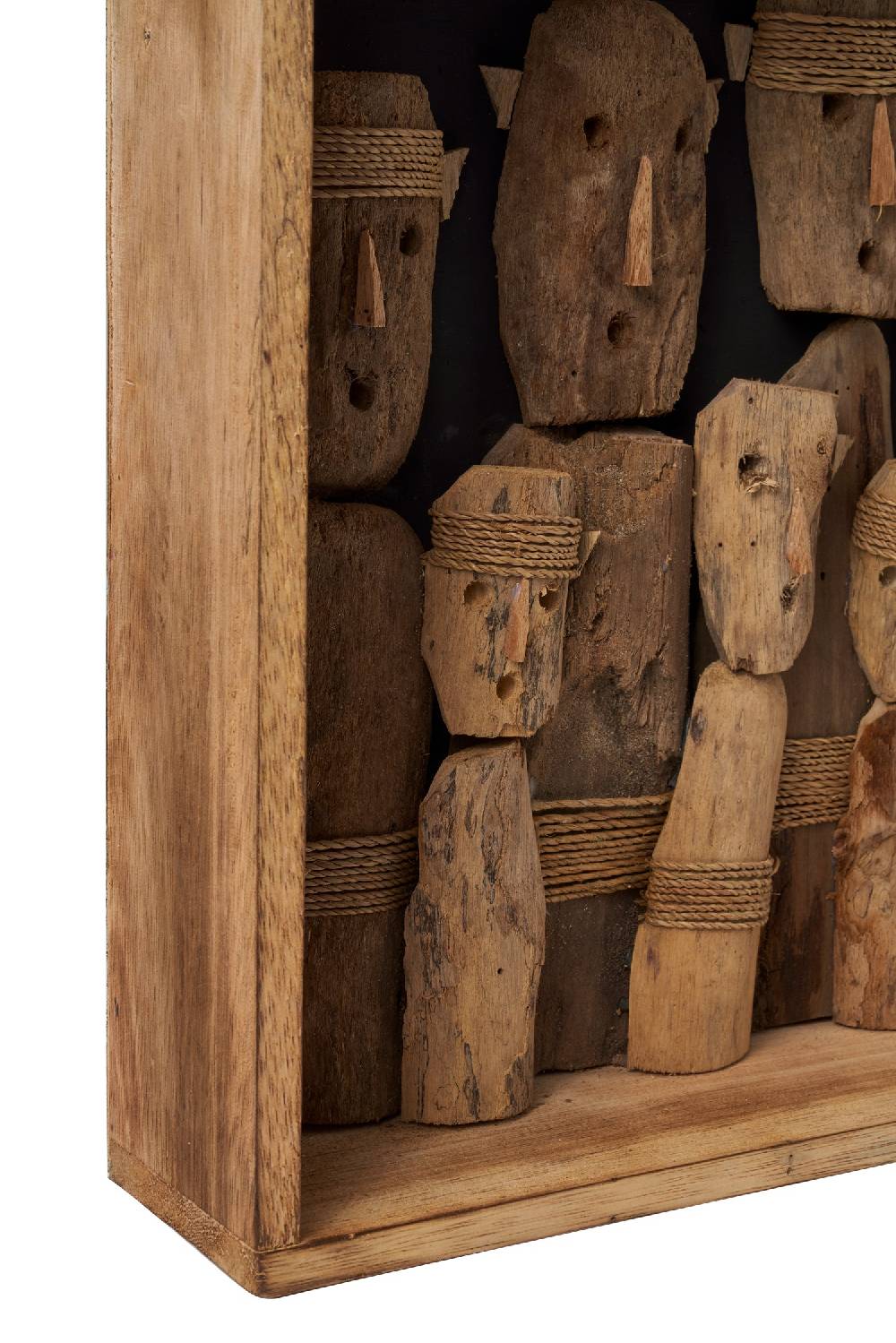 Novità Home Quadro uomini intagliati legno Convenienza
