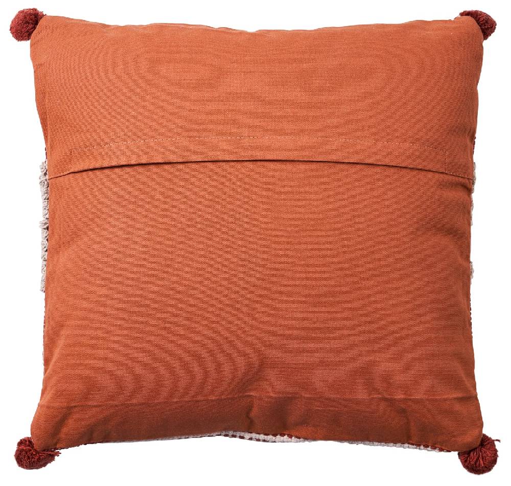 Novità Home Pon pon - cuscino rosso e bianco con pon pon Novità