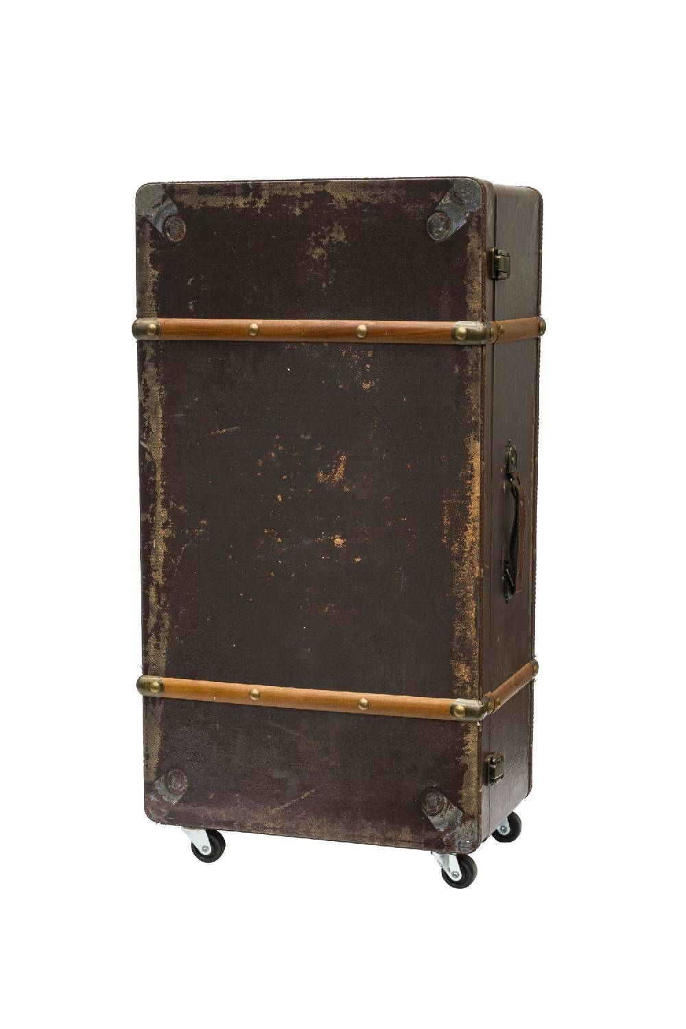 Novità Home Vintage - Baule da Viaggio con Cassetti e Ruote Saldi Di Fabbrica