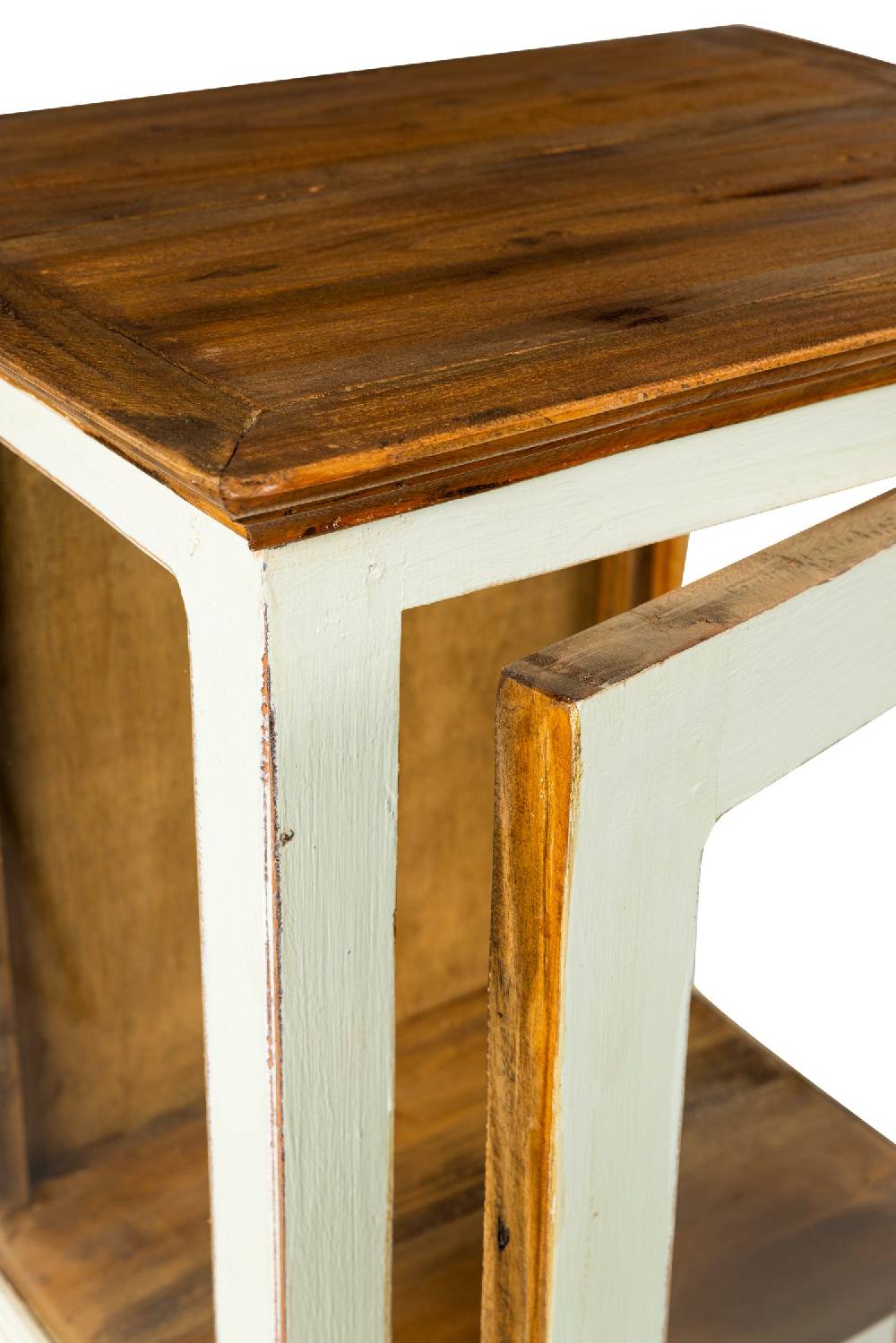Novità Home Recycle - Vetrinetta in Legno con Sportello Beige Qualità