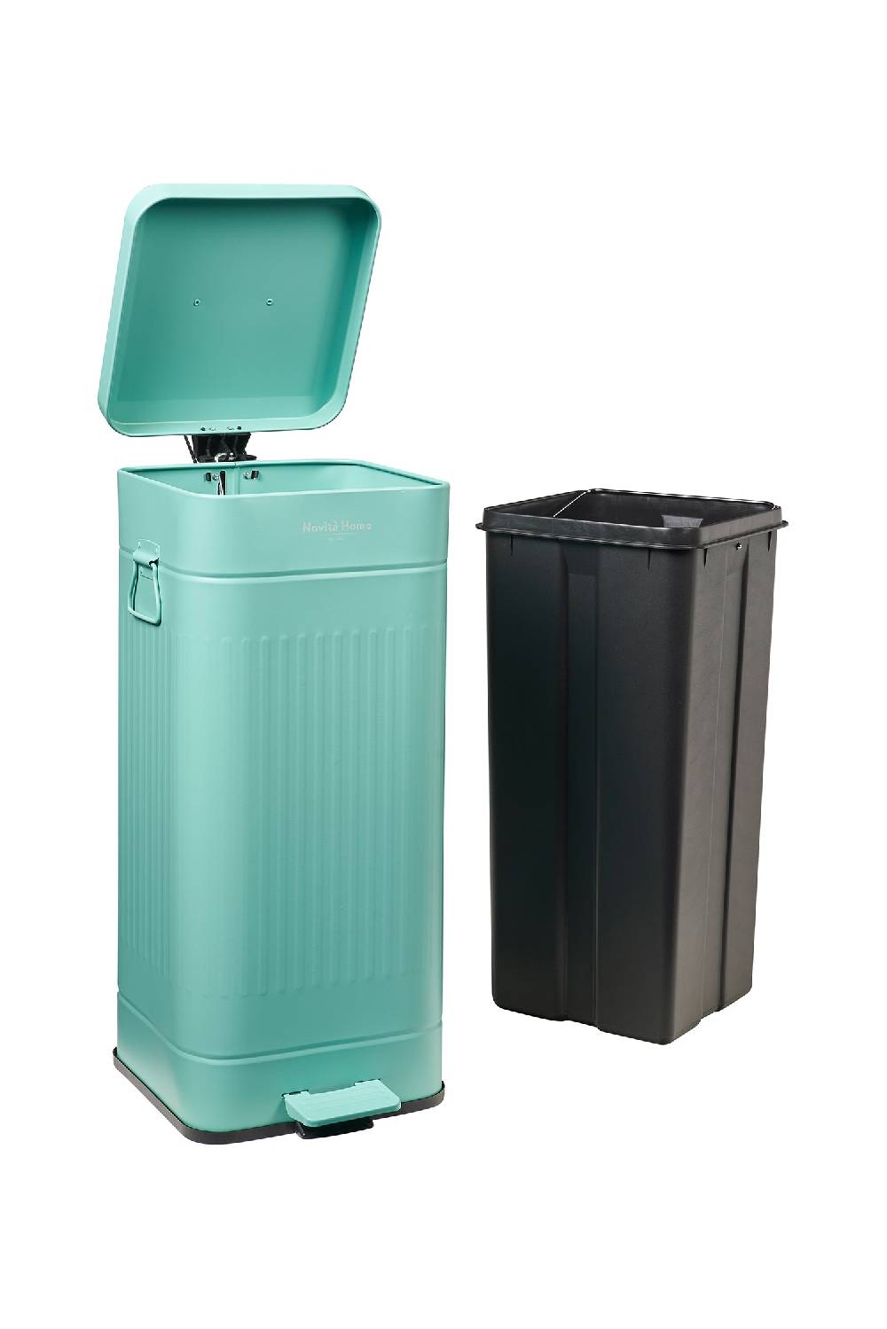 Novità Home Daily Trash - Pattumiera tiffany opaca - grande 30 l - in metallo Presa