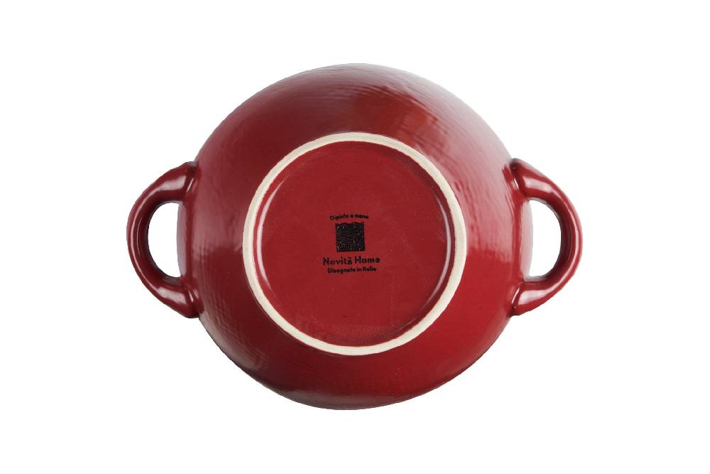 Novità Home Mediterraneo - Ciotola Zuppa in Gres Rossa In Vendita