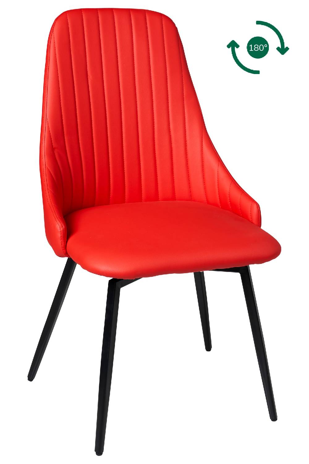 Novità Home Elvis - sedia in pu rossa Promozione