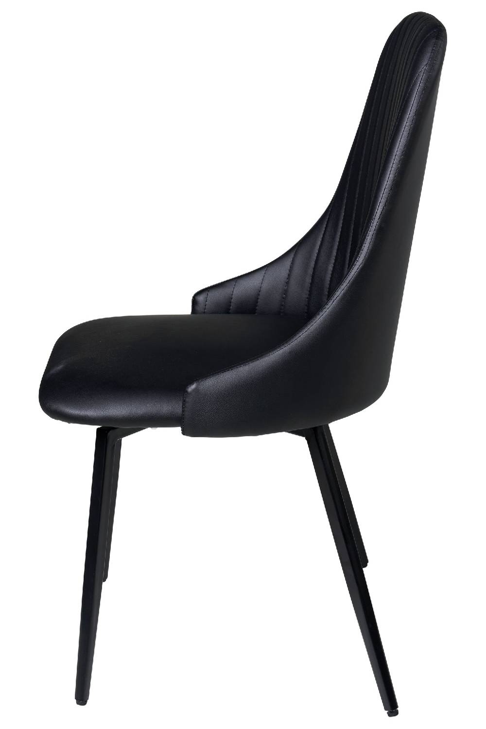 Novità Home Elvis - sedia in pu nera Spedizione Gratuita