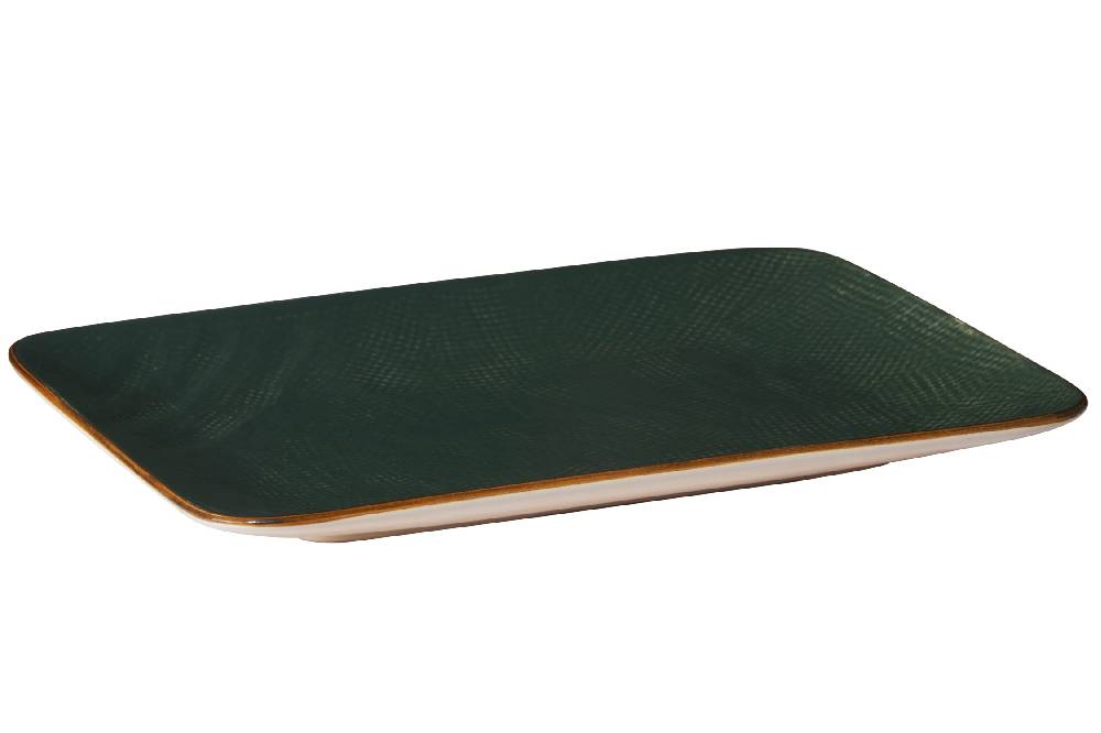 Novità Home Mediterraneo - piatto rettangolare verde Saldi Di Fabbrica