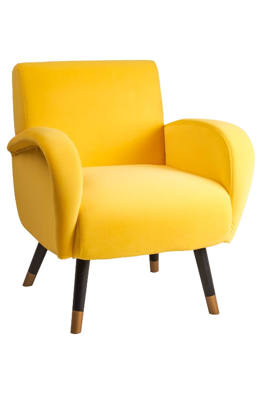 Novità Home Bea - poltrona con braccioli banana Nuovo