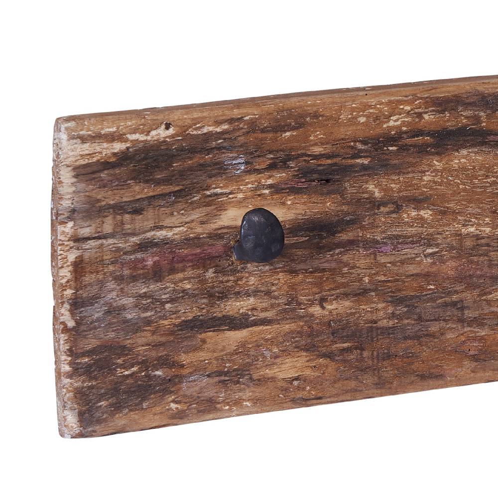Novità Home Attaccapanni legno ganci metallo - 3 posti Qualità
