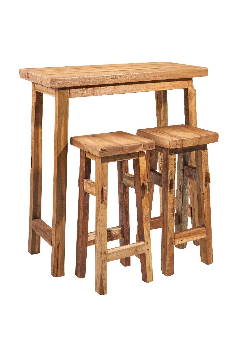 Novità Home Tavolo bar con due sgabelli set 1/3 Soddisfazione Garantita