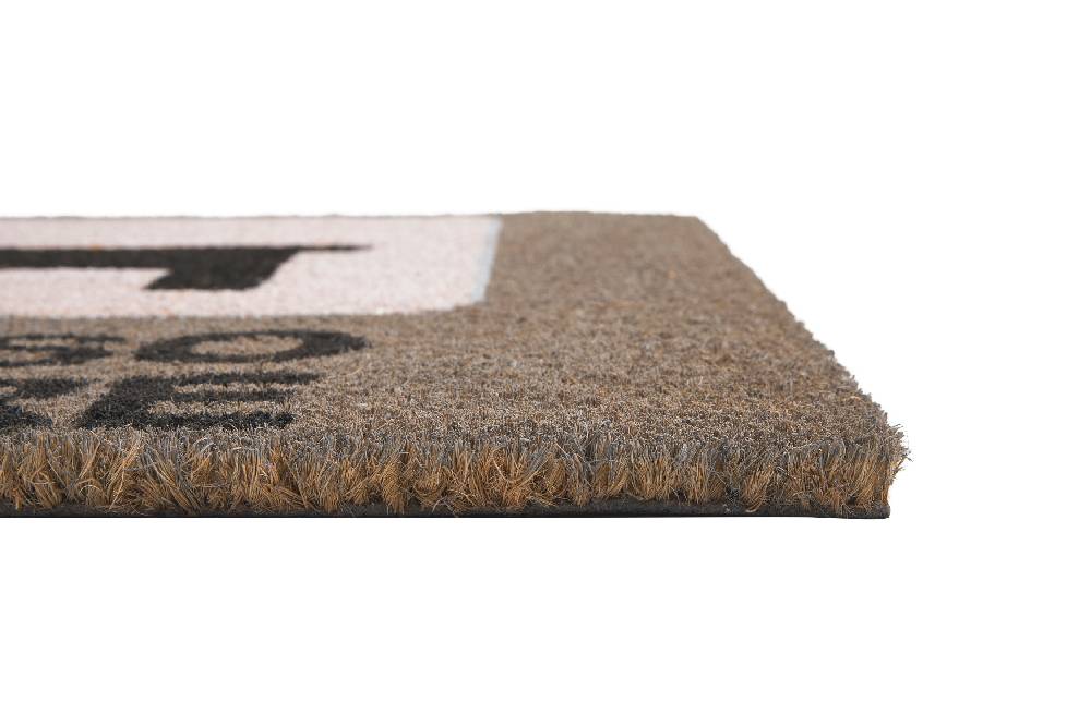 Novità Home Coco door mat-sagoma cane io posso entrare nero grigio Vendite Flash