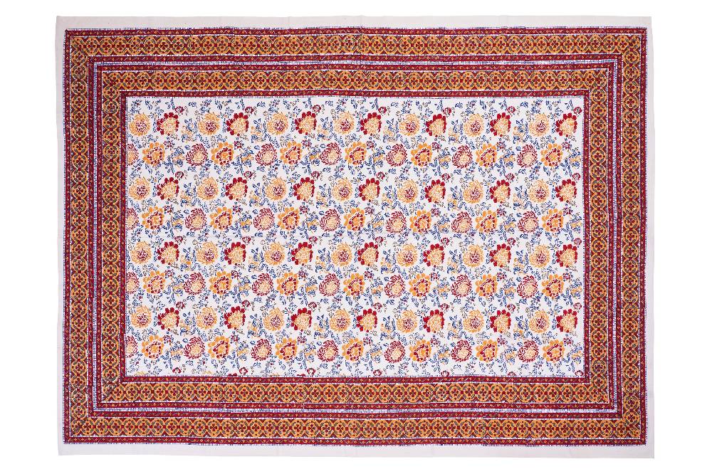 Novità Home Capoliveri - mezzero doppio decor rosso, blue in cotone