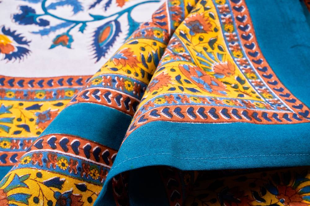 Novità Home Capalbio - mezzero deco blue ocra 180x270 I Più Venduti