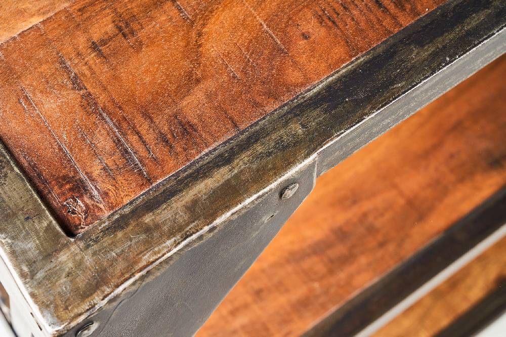 Novità Home Bristol - etagere in legno di recupero e metallo con ruote Qualità