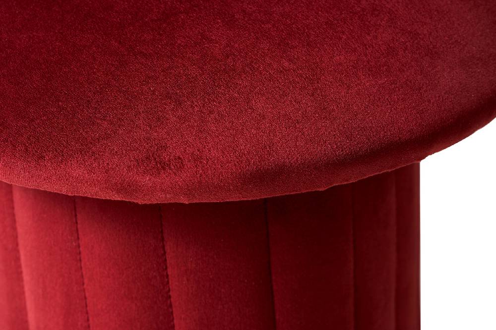 Novità Home Bois - pouf small rosso cinabro Spedizione Gratuita