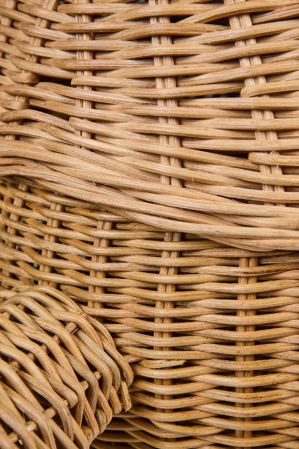 Novità Home Tressage - Tartaruga Contenitore Midollino Naturale Saldi Di Fabbrica