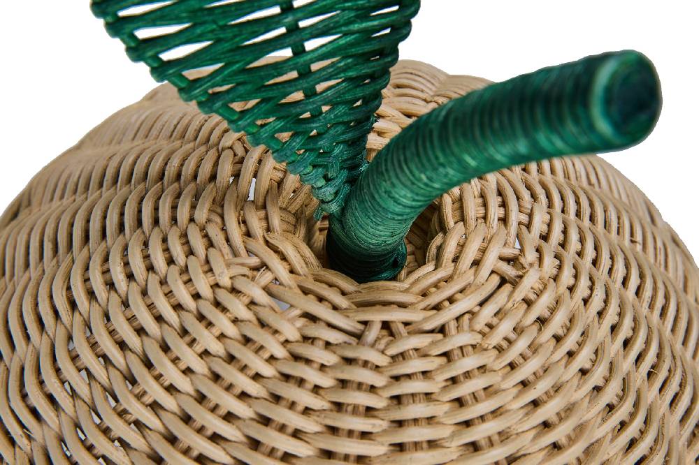 Novità Home Tressage - Mela Midollino Contenitore Vendite Flash