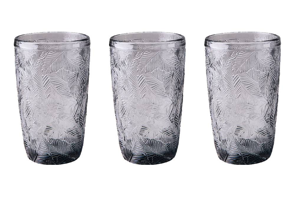 Novità Home Livingstone - Bicchiere Bibita Fume Set 1/6 In Linea