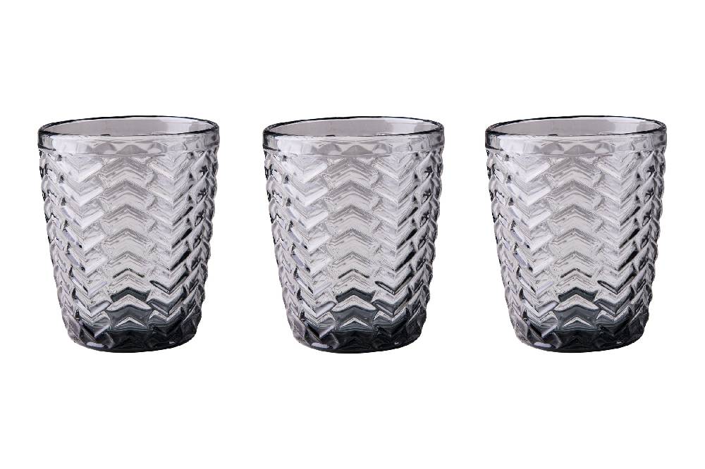 Novità Home Corte Real - Bicchieri Acqua Fume Set 1/6 Pezzi Unici