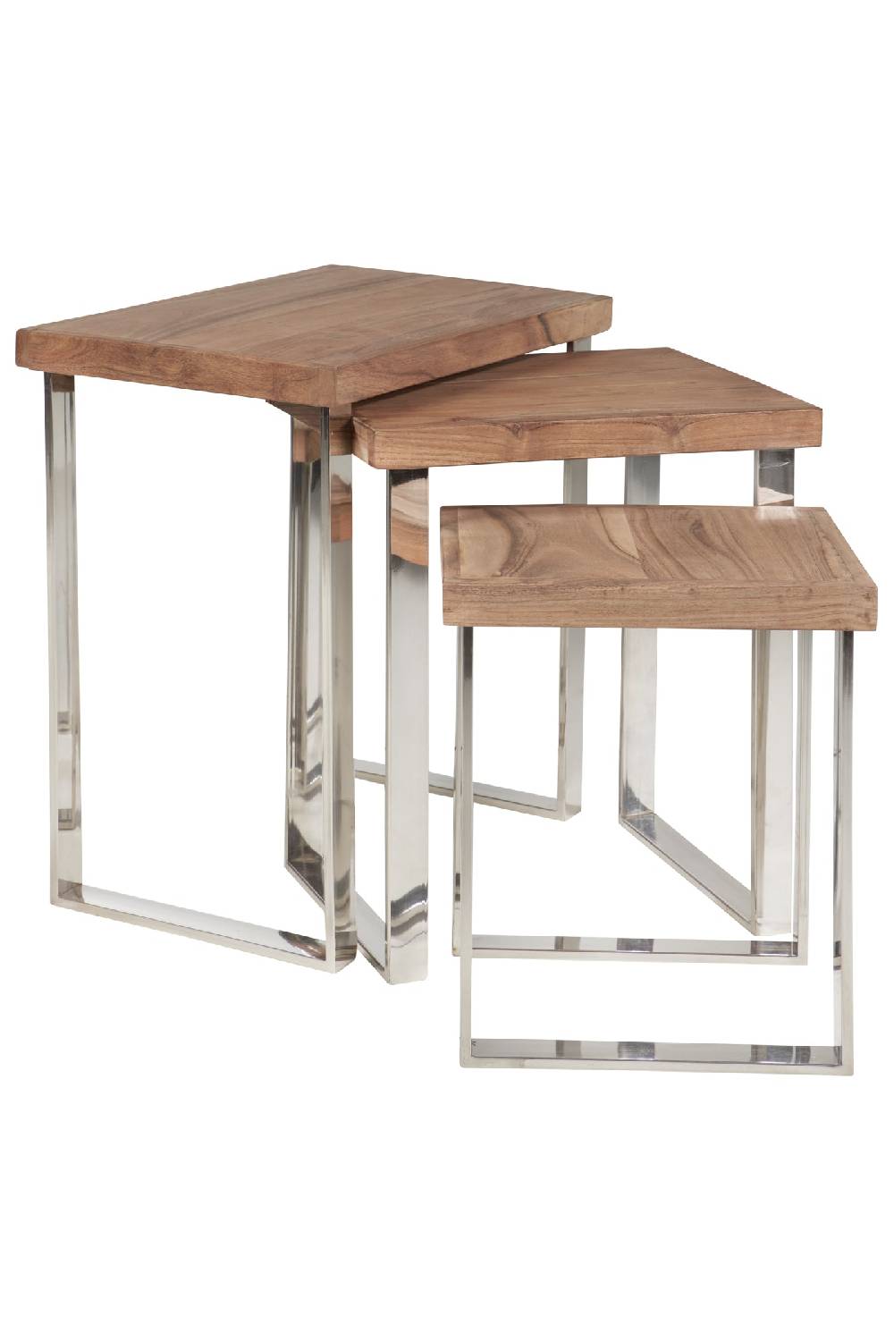 Novità Home Tavolino basso in legno e metallo - set 1/3 Shopping Online