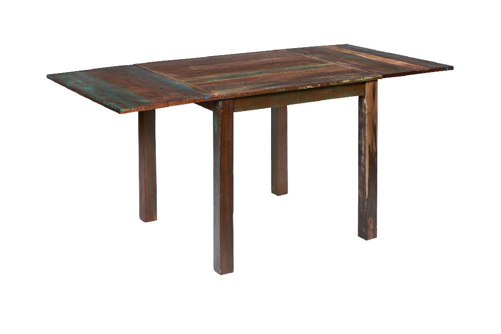 Novità Home Tavolo pranzo in legno di recupero prolunghe estraibili In Vendita