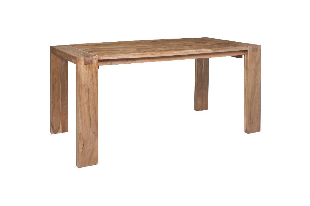 Novità Home Stone - Tavolo da Pranzo in Legno di Acacia con Prolunghe Estraibili Saldi