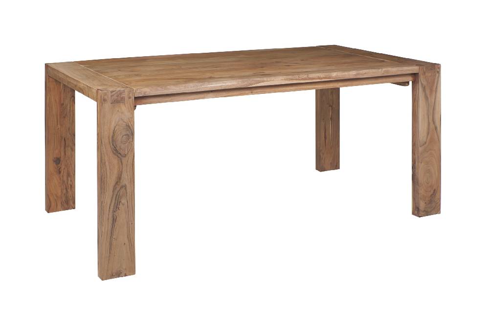 Novità Home Stone - Tavolo da Pranzo in Legno di Acacia con Prolunghe Estraibili Saldi