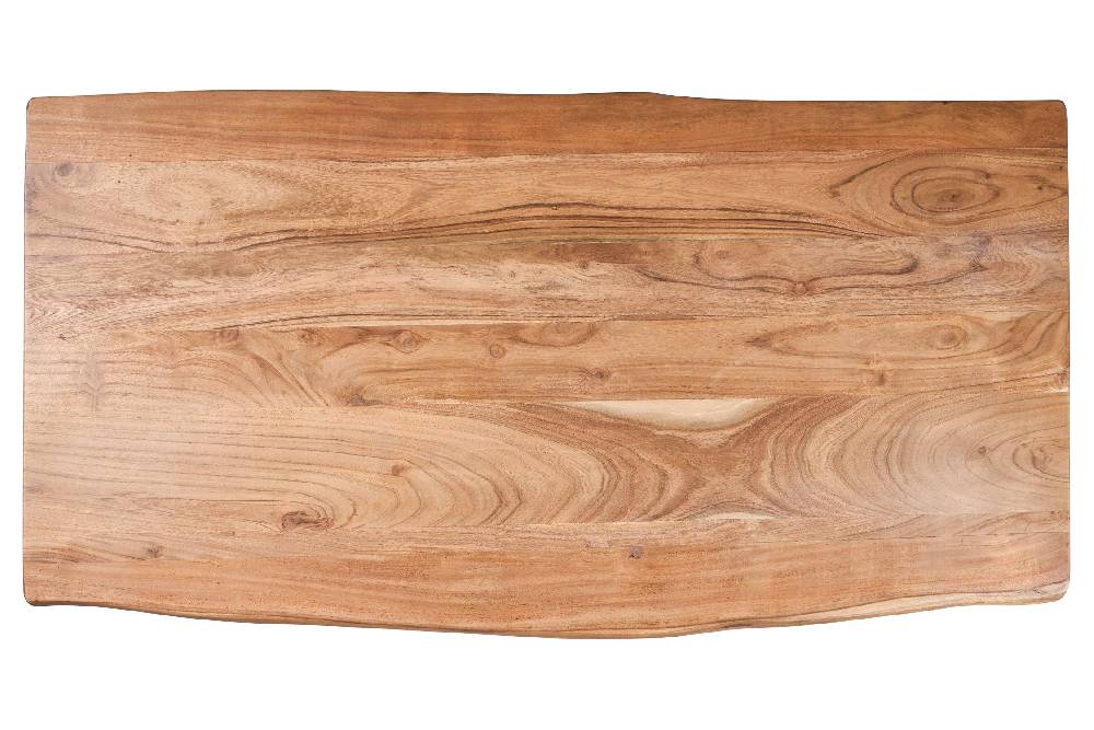 Novità Home Melburne - tavolo acacia con gambe color acciaio Saldi Di Fabbrica
