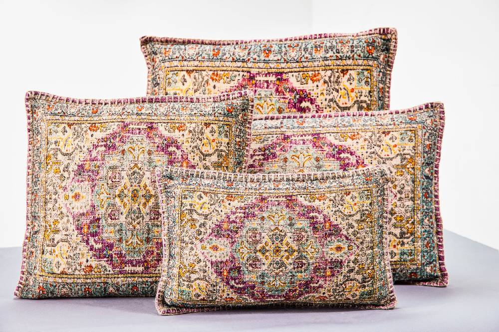 Novità Home Maddalena - Cuscino Stampa Vintage Tonalita Purple Con Interno Acquista Ora